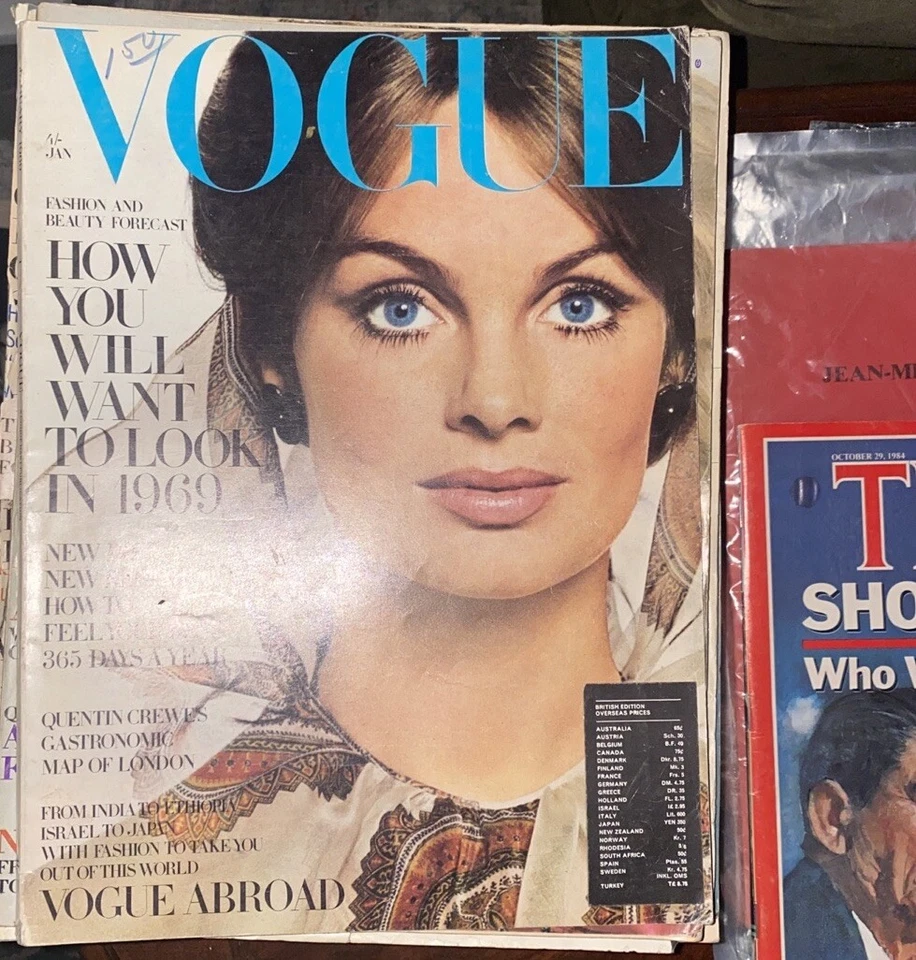 Vogue Magazine 1969 Vintage used Foto 1 de 1