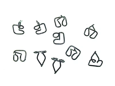 10 sujetadores de moldura lateral del cuerpo clips de ajuste empujar NOS 1/2" x 1/2" Foto 1 de 4