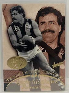 LEIGH MATTHEWS 1996 AFL SELECT TEAM OF THE CENTURY - Picture 1 of 2
