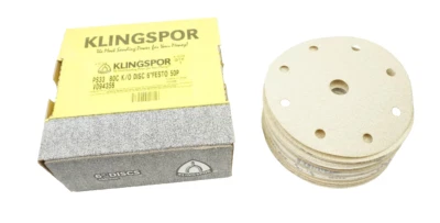 Klingspor 6" 80 Grit Sanding Discs 50 Pack PS33 80C K/O 6" Festo 50P VD94356 - Image 1 of 2
