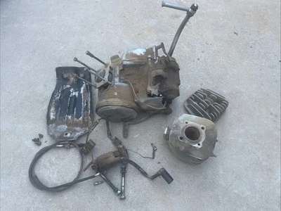1974 Honda MR50 MR 50 Elsinore Engine Motor Top End Bottom Kickstarter Shifter  Foto 1 de 4