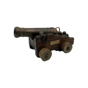 Vintage wooden And Metal cannon  Made In Spain...........................134 - Picture 1 of 5