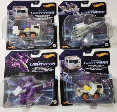 Hot Wheels: Disney Pixar Lightyear (2022) Lote de 4 - *S&H Grátis* - Imagem 1 de 4