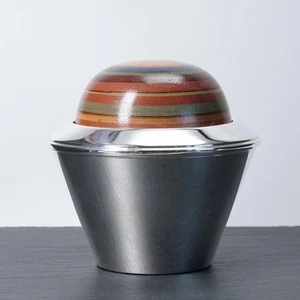 große Designer Silberdose Teedose 800 Silber modern 90er Jahre WOW - Bild 1 von 10