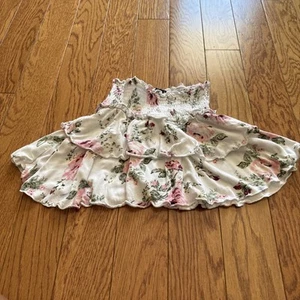 Girls Flowers By Zoe Floral Terry Skirt: Size 4 - Picture 1 of 4