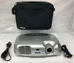 Epson PowerLite EMP-S1 LCD Home Theater Projector 1200 ANSI Lumens W/385 Hours - Picture 1 of 12