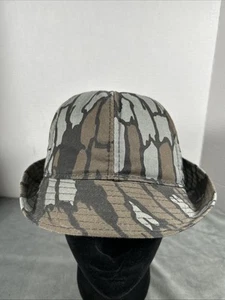 De Colección Trebark Camuflaje Sombrero Jones Gorra Trampero Oreja Solapa Cubo Mediano Hecho en Corea YA - Imagen 1 de 10