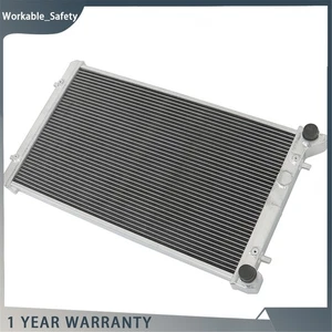 2Row Aluminum Cooling Radiator 1999-2005 For VW VAG Golf Jetta MK4 Audi TT MT - Picture 1 of 11