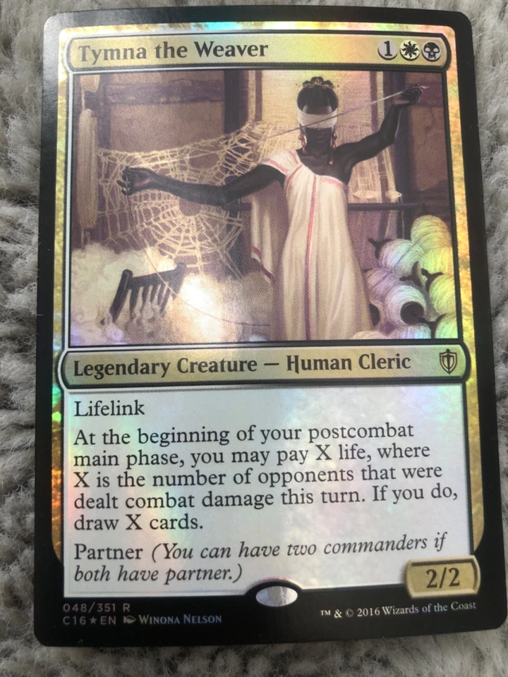 Tymna the Weaver Commander 2016 Foil - NM - FREE SHIPPING! - Image 1 of 4