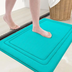 Memory Foam Bath Mat Rug 24x16, Ultra Soft, Non-Slip and Absorbent Bathroom R... - Picture 1 of 9