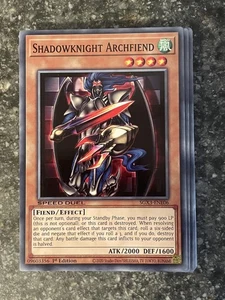 Shadowknight Archfiend Speed Duel GX: Duelists of Shadows Yugioh #SGX3-ENE06 - Picture 1 of 2