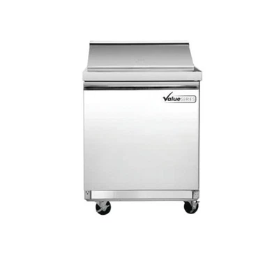 Refrigerador comercial Value Series con mesa de preparación para sándwiches/ensaladas, una puerta, Foto 1 de 4