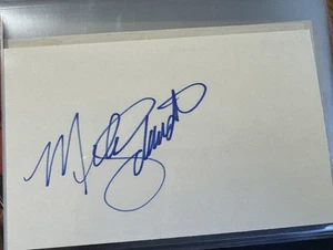 Mike Schmidt Autographed Index Card Philadelphia Phillies - Picture 1 of 3