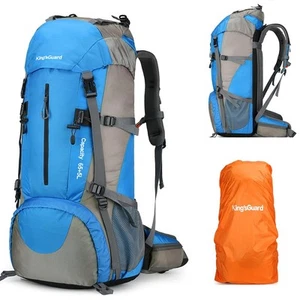 70L Hiking Backpack Waterproof Camping Backpack with Rain Cover Large Lightwe... - Picture 1 of 6