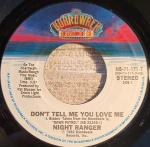 Night Ranger "Don't Tell Me You Love Me / Night Ranger" sehr guter Zustand+ - Bild 1 von 3