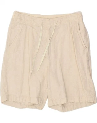Pantalones Cortos Chinos ORVIS Mujer US 10 Medianos W28 Beige Lino CH70 Foto 1 de 3
