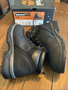 Timberland Pro Jigsaw Stahlkappe Arbeitsstiefel, schwarzes Leder, Herren 8,5 breit - Bild 1 von 9