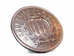 SAN MARINO-Repubblica,da 10 Centesimi 1875 Milano - Imagen 1 de 8