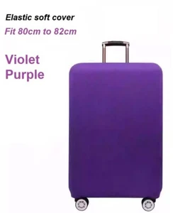 Elastic Luggage cover for 80cm to 82cm Violet PURPLE - Picture 1 of 2