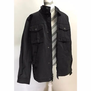 UGG COHEN WAXED COTTON JACKET -OFF BLACK - SIZE M -NWOT - Picture 1 of 9