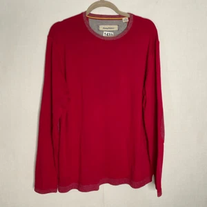 Maglione Tommy Bahama uomo grande rosa girocollo adulto maglia cotone cashmere pullover - Foto 1 di 7