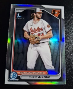 2024 1. Bowman Draft Chrome Refractor #BDC-123 Chase Allsup Baltimore Orioles - Bild 1 von 2