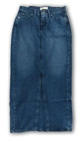 Wrangler Women's As Real As Classic Fit Dark Blue Skirt WCK95MB NWT - Picture 1 of 4