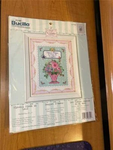 New Plaid Bucilla # 43702 Dena's Closet Flowers Bloom In Love Kit Sealed - Picture 1 of 1