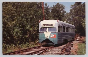 Car 1053 National Capital Trolley Museum Washington DC Postcard - Picture 1 of 2