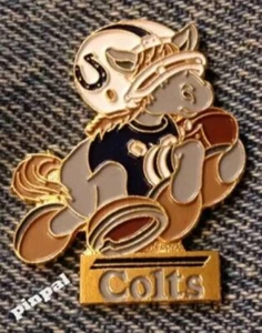 Indianapolis Colts ~ NFL ~ Pin Huddles ~ Fútbol Americano ~ Años 80 Vintage ~ Esmalte - Imagen 1 de 1