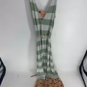 Maxi abito donna Matilda Jane mare pomeriggio verde bianco senza maniche med - Foto 1 di 8