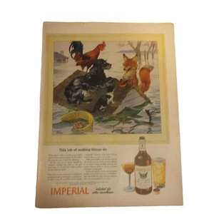 Zapatos imperiales de whisky 1944/cruz roja - anuncio impreso vintage - Imagen 1 de 3