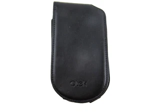 QTEK O2 XDA POCKET PC LEATHER CASE POUCH FLIP GENUINE BLACK PDA CARRY - Picture 1 of 5