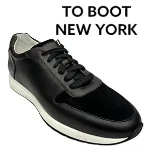 To Boot Adam Derrick New York Men’s AEGIS Leather Trainer Black 11 US EU 44 - Picture 1 of 12