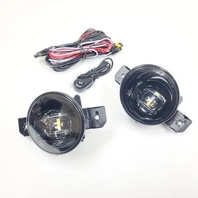 LED Clear Lens Fog Driving Lights Fit 2013 Infiniti JX35 with Wire Switch — 第 1/4 张图片