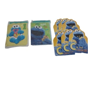 Sesame Street Cookie Monster Birthday Cards Set of 18 - Picture 1 of 5