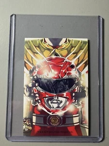 Mighty Morphin Power Rangers Helm Montes 2016 Boom Promo Aufkleber roter Drache - Bild 1 von 2