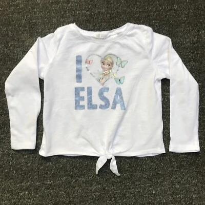 Frozen I Love Elsa girls long sleeve t-shirt aged 4-6 - Image 1 of 4