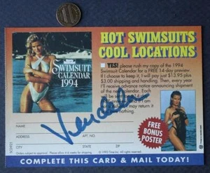 Covergirl Supermodel Vendela signed autographed 1993 SI Magazine Card SCARCE --- - Picture 1 of 1