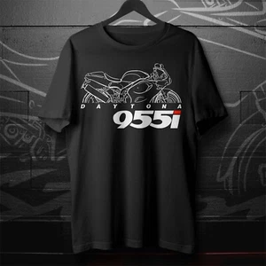 Triumph Daytona 955 T595 955I 1997-2006 T-Shirt for Sportbike Motorcycle fans - Picture 1 of 8