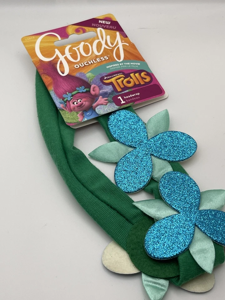 Trolls Ouchless Comfort Glitter headband Poppy Flower Headwrap, One Size - Image 1 of 1