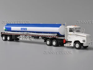 1:43 Diecast Truck Model Toy Peterbilt Tractor W/ Enex S.A Tanker Semi-Trailer - Picture 1 of 23