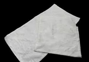 Ralph Lauren Serviettes Runners Rectangular Two Cotton White 29 x 57cm - Picture 1 of 9
