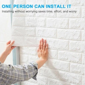 3D Wallpaper Self-Adhesive Waterproof Anti-Fouling Sound-Insulating For Home - Picture 1 of 15