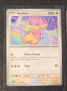 Audino 173/197 Pokemon card SV Obsidian Flames common NM - Picture 1 of 1