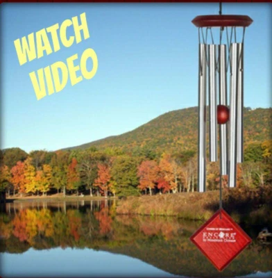 Woodstock CHIMES OF MERCURY Silver WIND CHIMES 14" NEW In Box  - Image 1 of 4