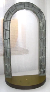 Arco in legno intagliato, 23 cm x 12 cm x 41 cm, console per figura in legno, acero, TOP 91B - Foto 1 di 5
