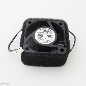 1pc T&T DC Cooling Fan 4020H24S ND1 40x40x20mm 4020 DC 24V 0.11A 2pin Connector - Picture 1 of 5