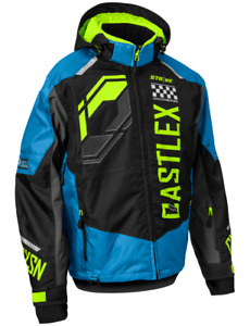 Castle X Strike G5 Process Blue/Black/Hi-Vis Men's Snowmobile Jacket M-3XL