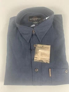 Weatherproof Men’s Size Large Long Sleeve Button Up Shirt/882 - Picture 1 of 5
